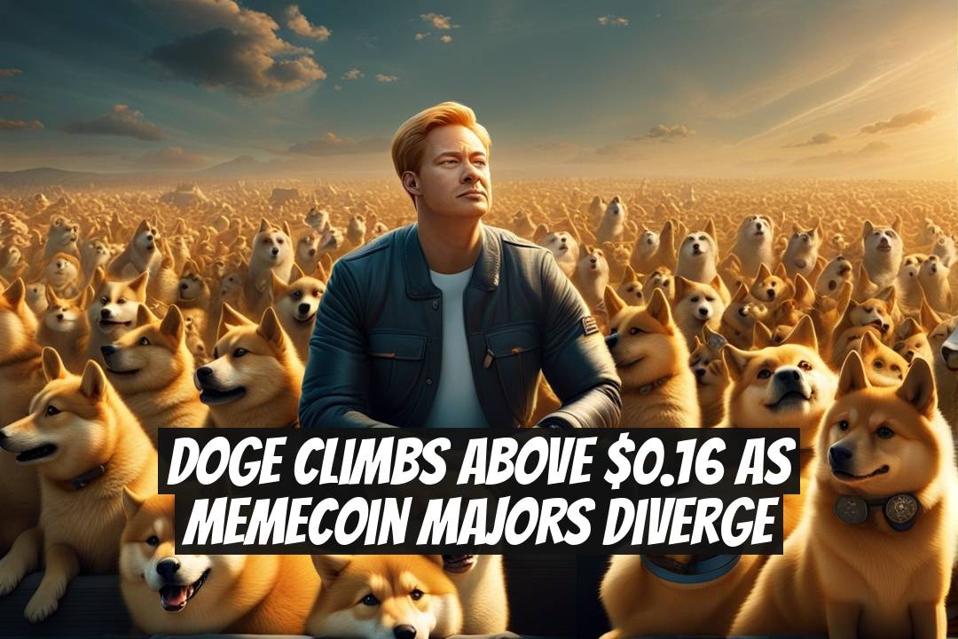 DOGE Climbs Above $0.16 as Memecoin Majors Diverge