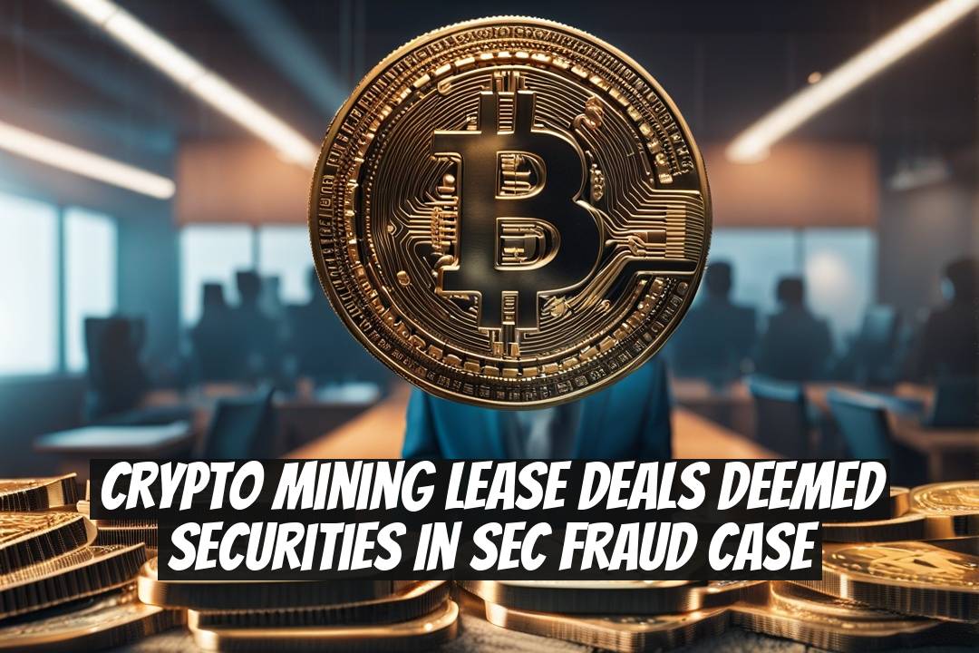 Crypto Mining Lease Deals Deemed Securities in SEC Fraud Case