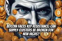 Bitcoin faces key resistance; can supply clusters be broken for new highs?