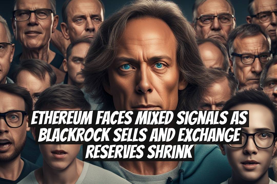 Ethereum Faces Mixed Signals as BlackRock Sells and Exchange Reserves Shrink