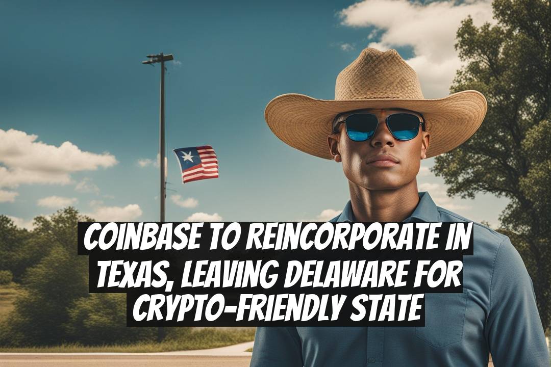 Coinbase to reincorporate in Texas, leaving Delaware for crypto-friendly state