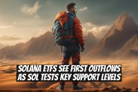 Solana ETFs See First Outflows as SOL Tests Key Support Levels