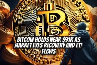 Bitcoin Holds Near $91K as Market Eyes Recovery and ETF Flows