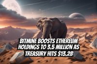 BitMine boosts Ethereum holdings to 3.5 million as treasury hits $13.2B