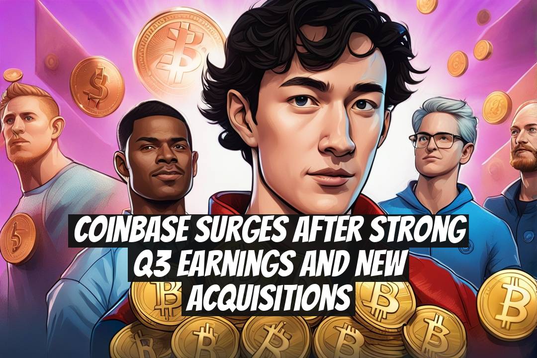 Coinbase Surges After Strong Q3 Earnings and New Acquisitions