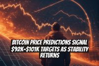 Bitcoin price predictions signal $92K–$101K targets as stability returns