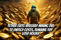 Tether exits Uruguay mining due to energy costs, remains top gold holder