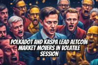 Polkadot and Kaspa Lead Altcoin Market Movers in Volatile Session