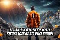 BlackRock Bitcoin ETF Posts Record Loss as BTC Price Slumps