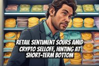 Retail Sentiment Sours Amid Crypto Selloff, Hinting at Short-Term Bottom