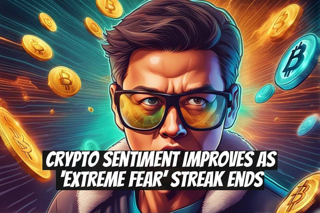 Crypto Sentiment Improves as ‘Extreme Fear’ Streak Ends