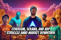 Ethereum, Solana, and XRP Struggle Amid Market Downturn
