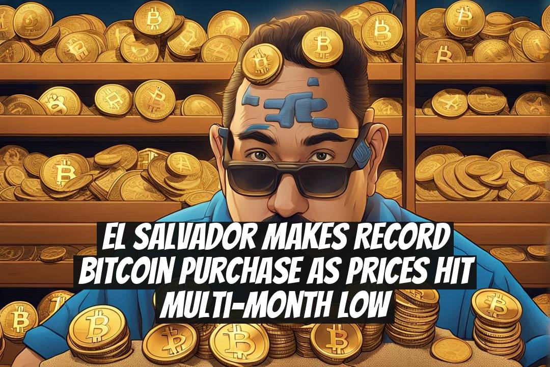El Salvador makes record Bitcoin purchase as prices hit multi-month low