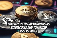 Crypto's yield gap narrows as stablecoins and tokenized assets surge
