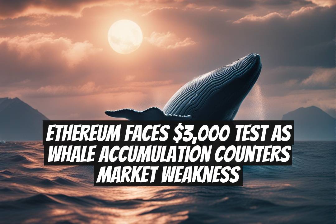 Ethereum Faces $3,000 Test as Whale Accumulation Counters Market Weakness