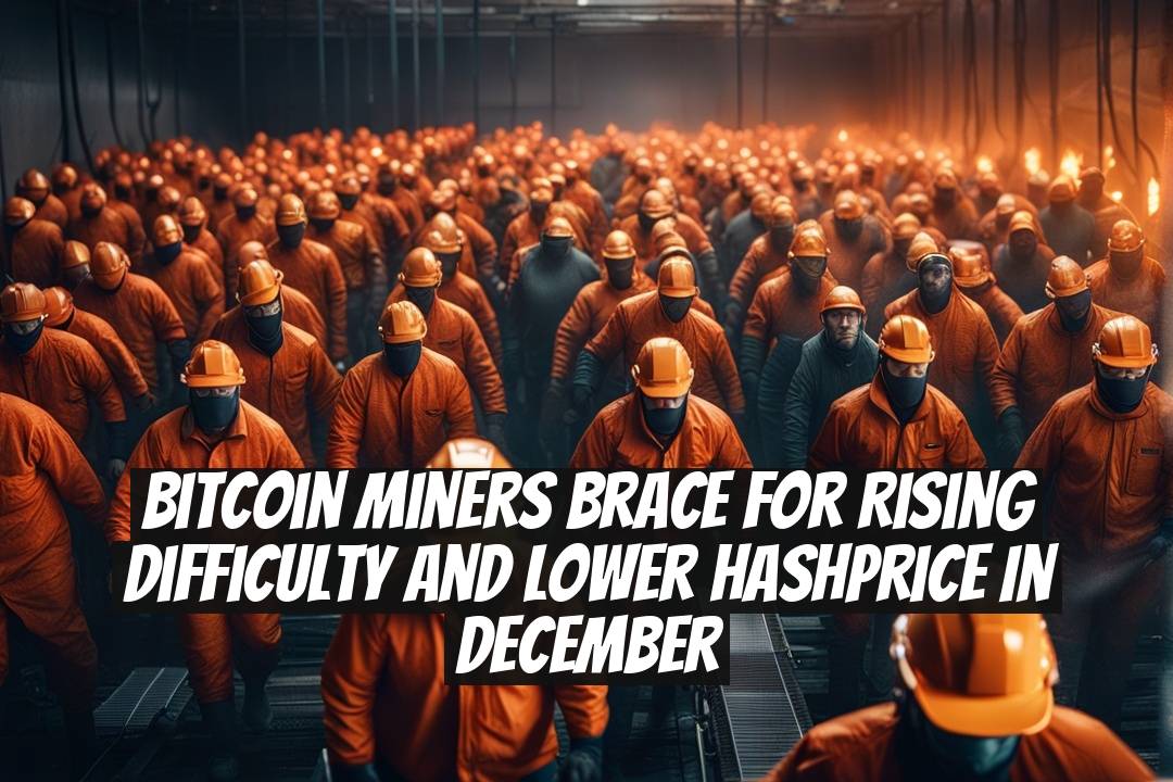 Bitcoin Miners Brace for Rising Difficulty and Lower Hashprice in December