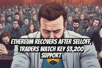 Ethereum Recovers After Selloff, Traders Watch Key $3,200 Support