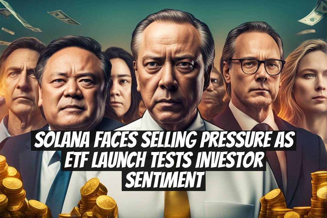 Solana Faces Selling Pressure as ETF Launch Tests Investor Sentiment