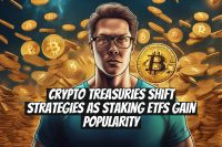 Crypto Treasuries Shift Strategies as Staking ETFs Gain Popularity