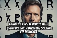 Canary’s XRP ETF debuts with $58M volume, outpacing Solana ETF launches