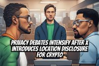 Privacy debates intensify after X introduces location disclosure for crypto