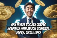 Ark Invest Boosts Crypto Holdings With Major Coinbase, Block, Circle Buys