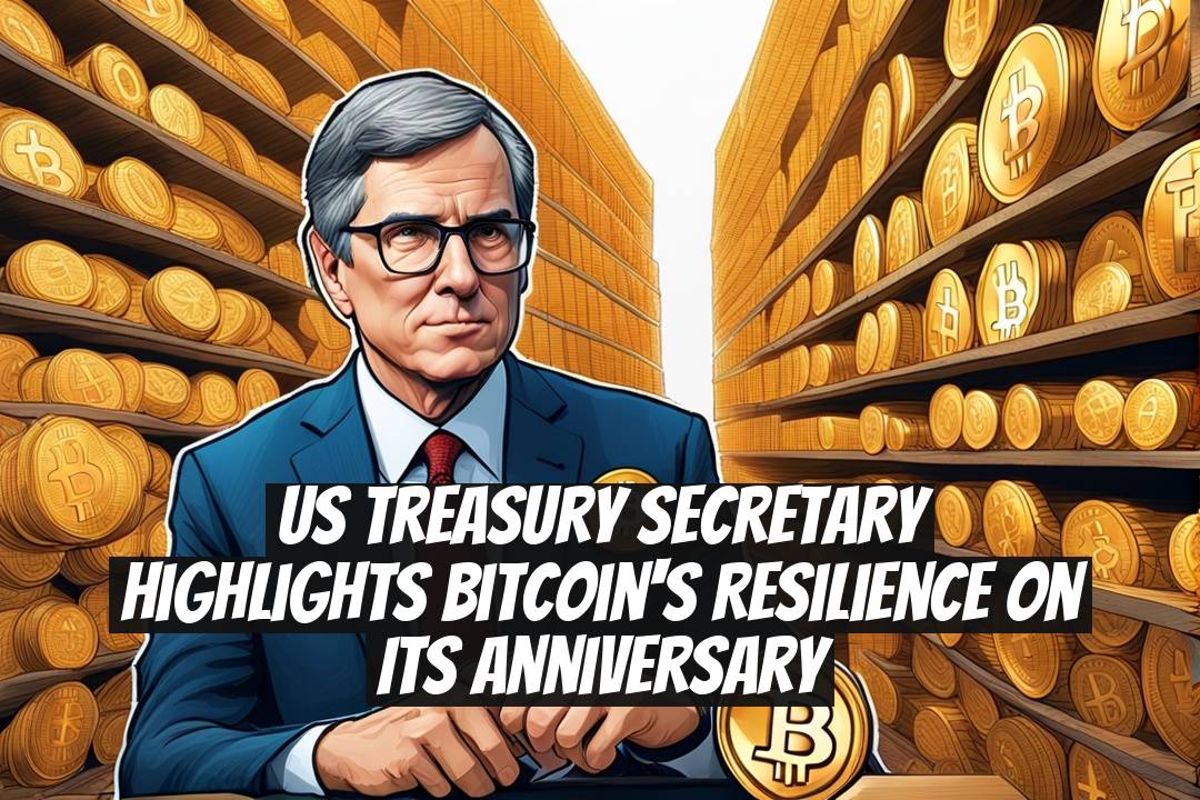 US Treasury Secretary highlights Bitcoin's resilience on its anniversary