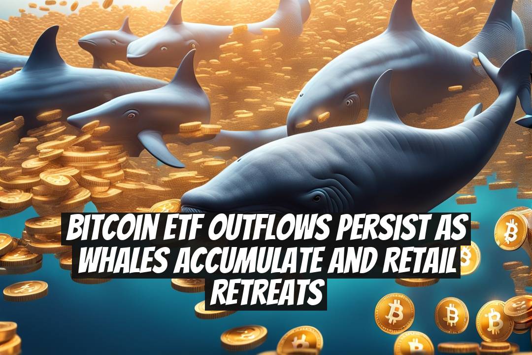 Bitcoin ETF outflows persist as whales accumulate and retail retreats