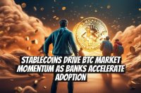 Stablecoins drive BTC market momentum as banks accelerate adoption