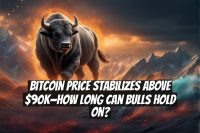 Bitcoin Price Stabilizes Above $90K—How Long Can Bulls Hold On?