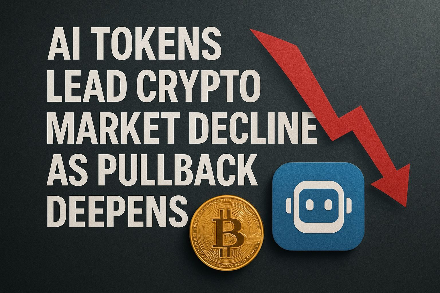 AI Tokens Lead Crypto Market Decline as Pullback Deepens