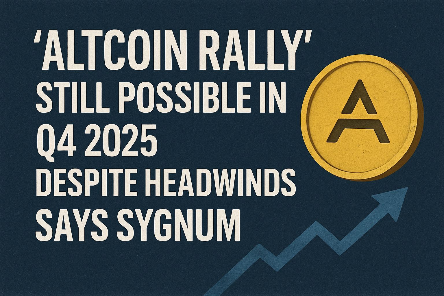 Altcoin Rally Still Possible in Q4 2025 Despite Headwinds, Says Sygnum