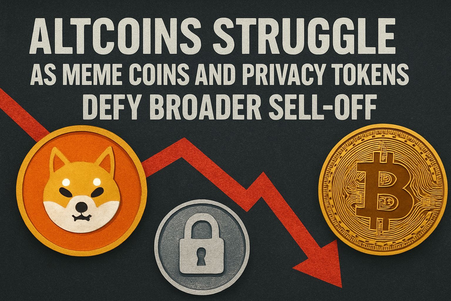 Altcoins struggle as meme coins and privacy tokens defy broader sell-off