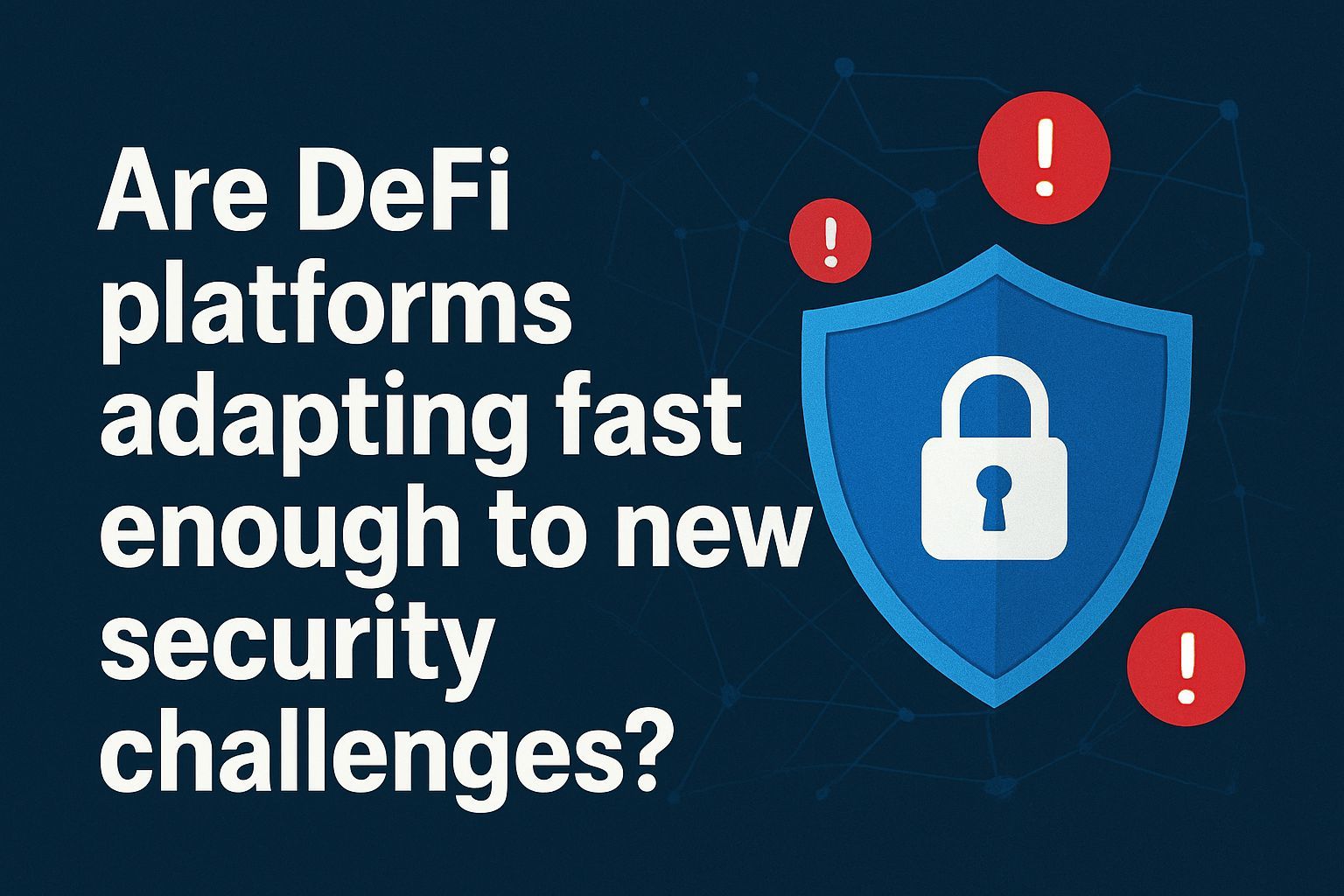 Are DeFi Platforms Adapting Fast Enough to New Security Challenges?