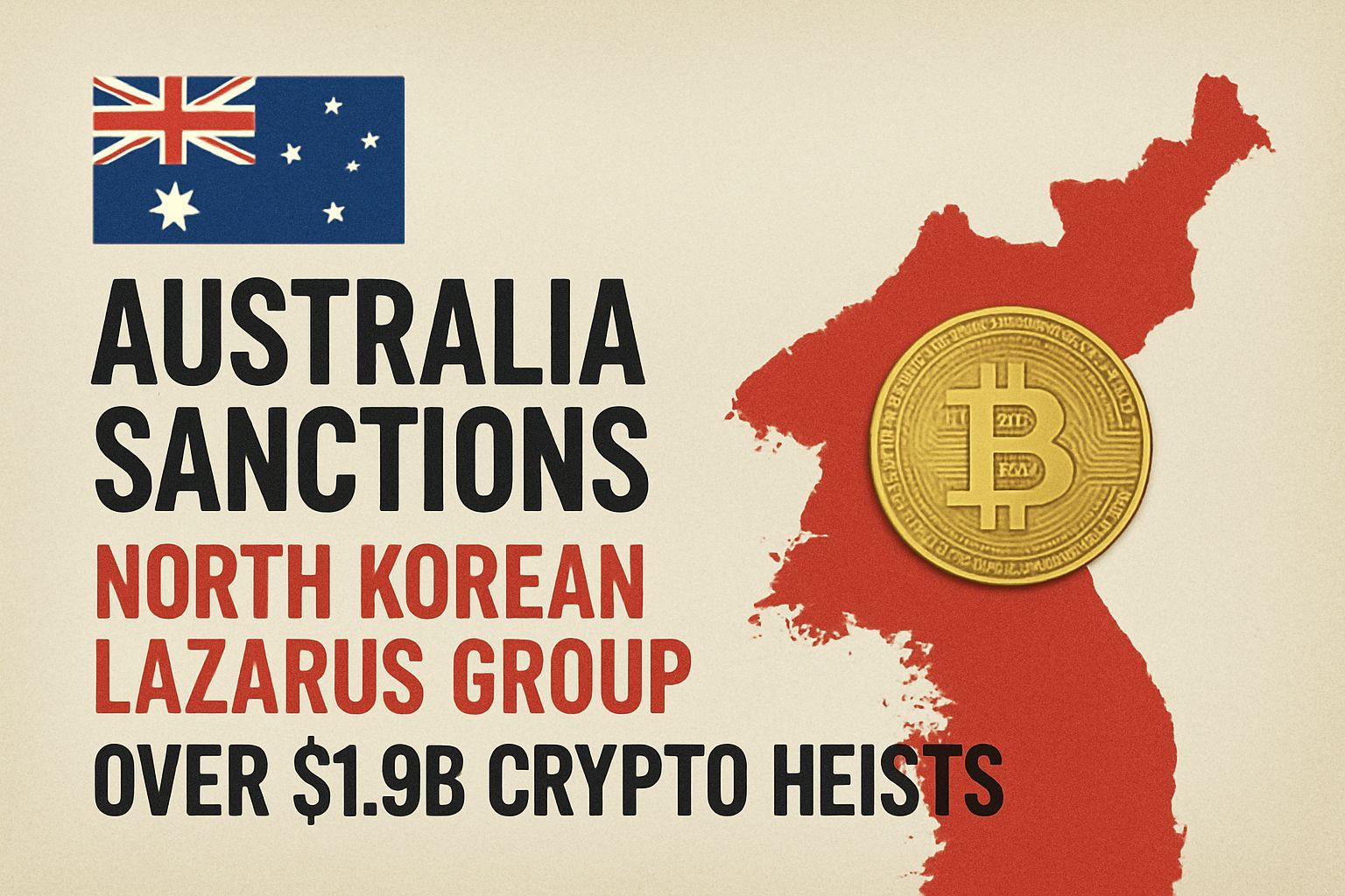 Australia Sanctions North Korean Lazarus Group Over $1.9B Crypto Heists