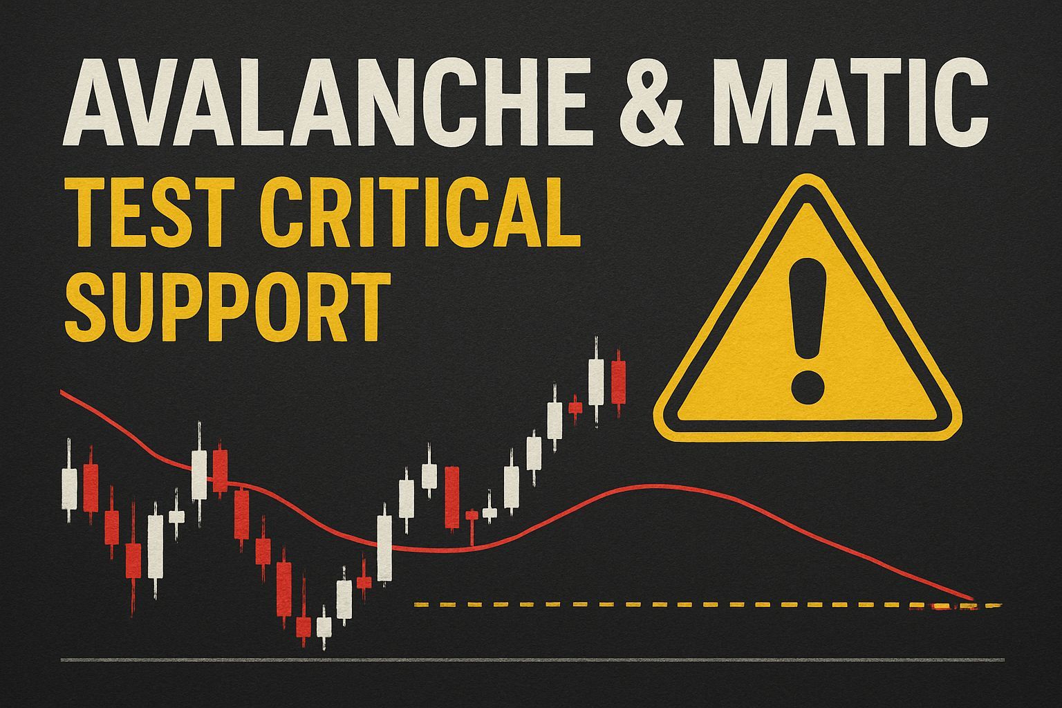 Avalanche and MATIC test critical support as technical indicators flash caution