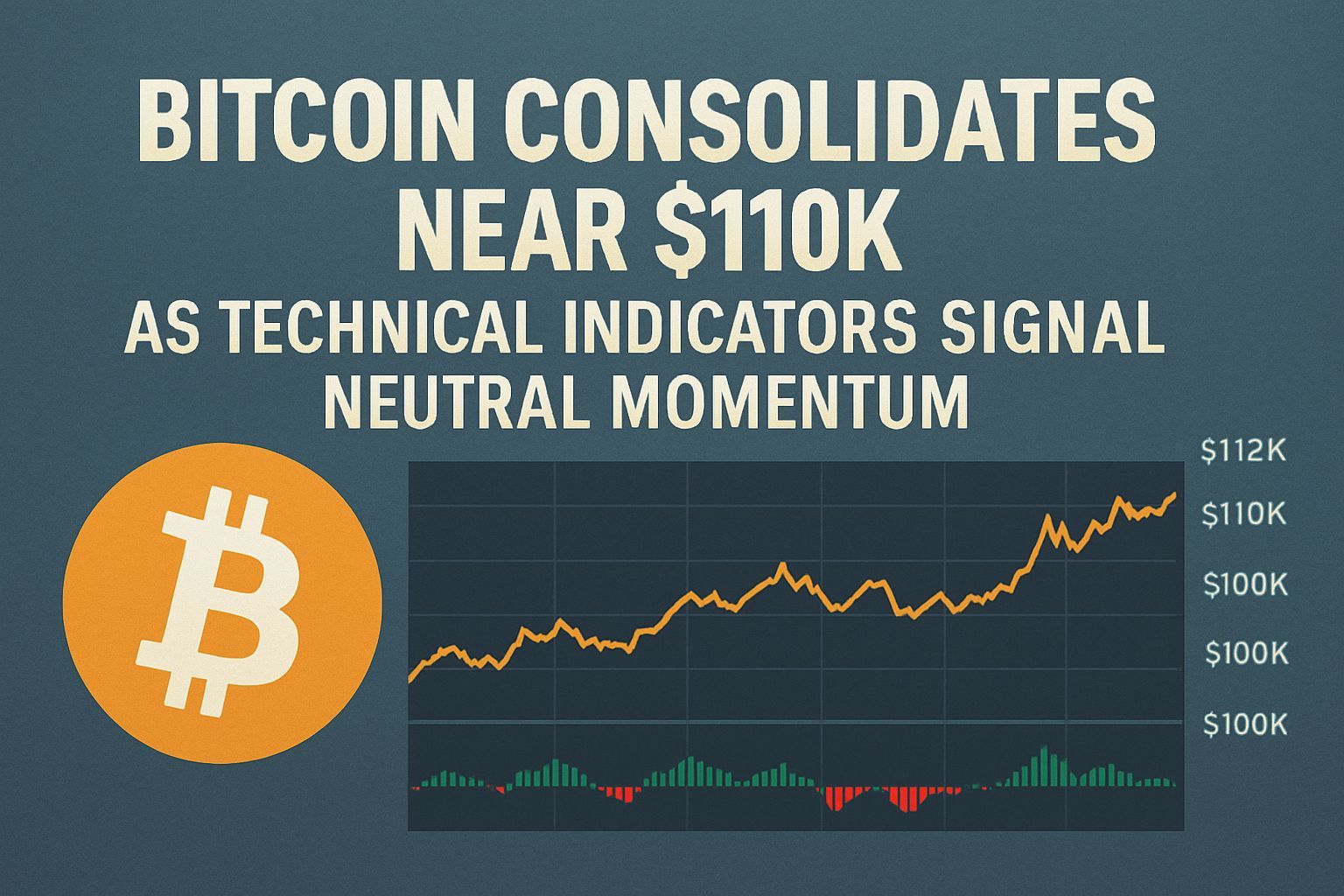 Bitcoin Consolidates Near $110K as Technical Indicators Signal Neutral Momentum
