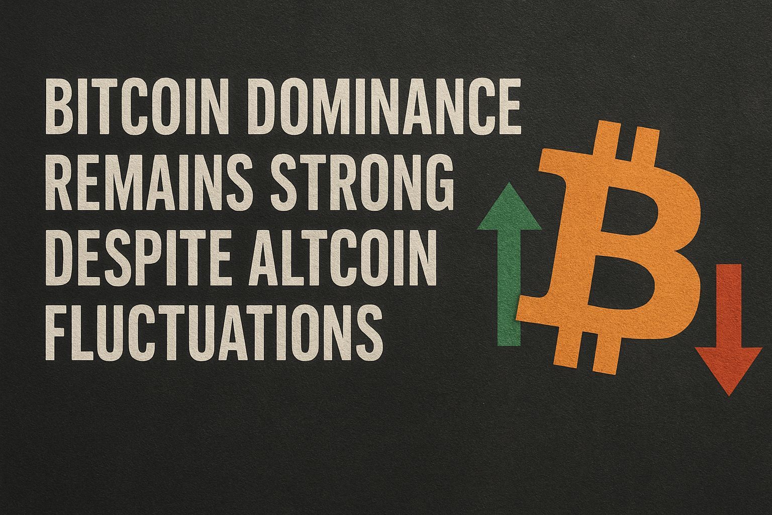 Bitcoin Dominance Remains Strong Despite Altcoin Fluctuations