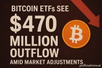 Bitcoin ETFs See $470 Million Outflow Amid Market Adjustments
