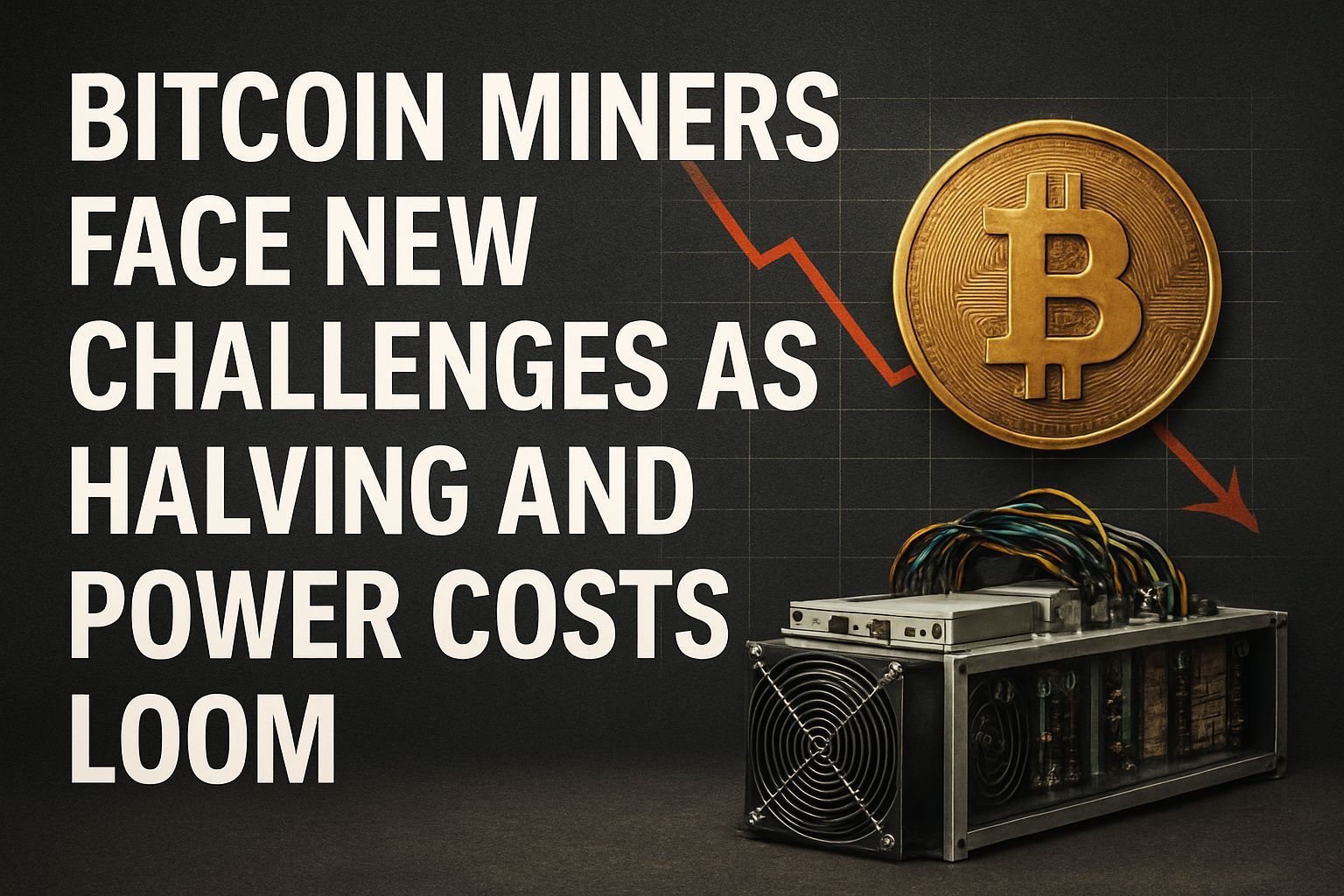 Bitcoin Miners Face New Challenges as Halving and Power Costs Loom