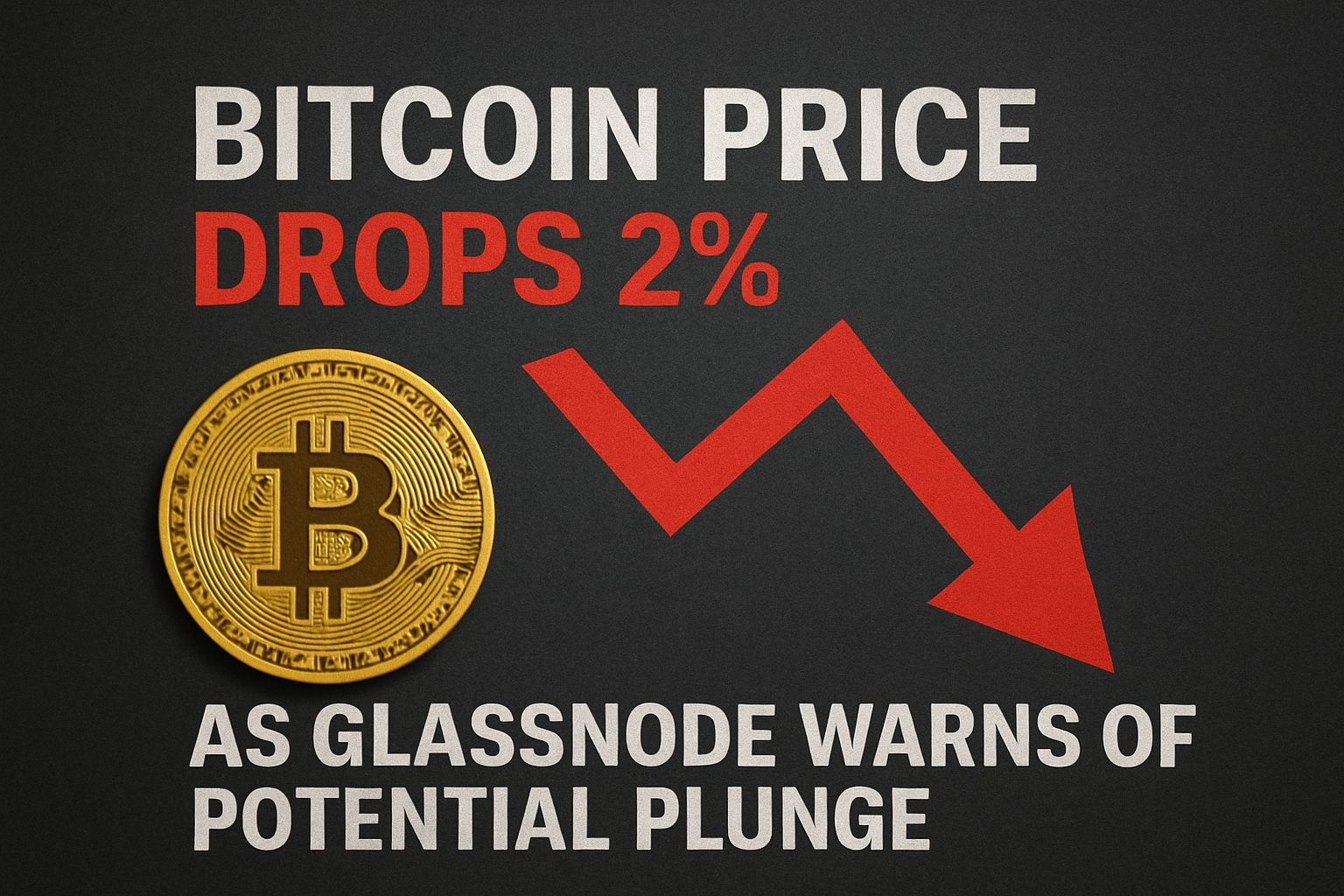 Bitcoin Price Drops 2% as Glassnode Warns of Potential Plunge