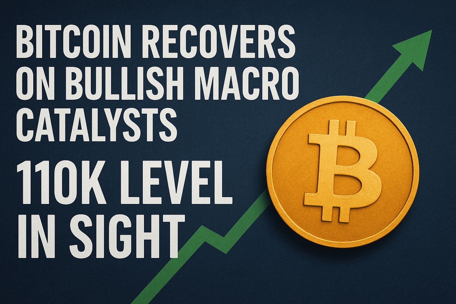 Bitcoin Recovers on Bullish Macro Catalysts, $110K Level in Sight