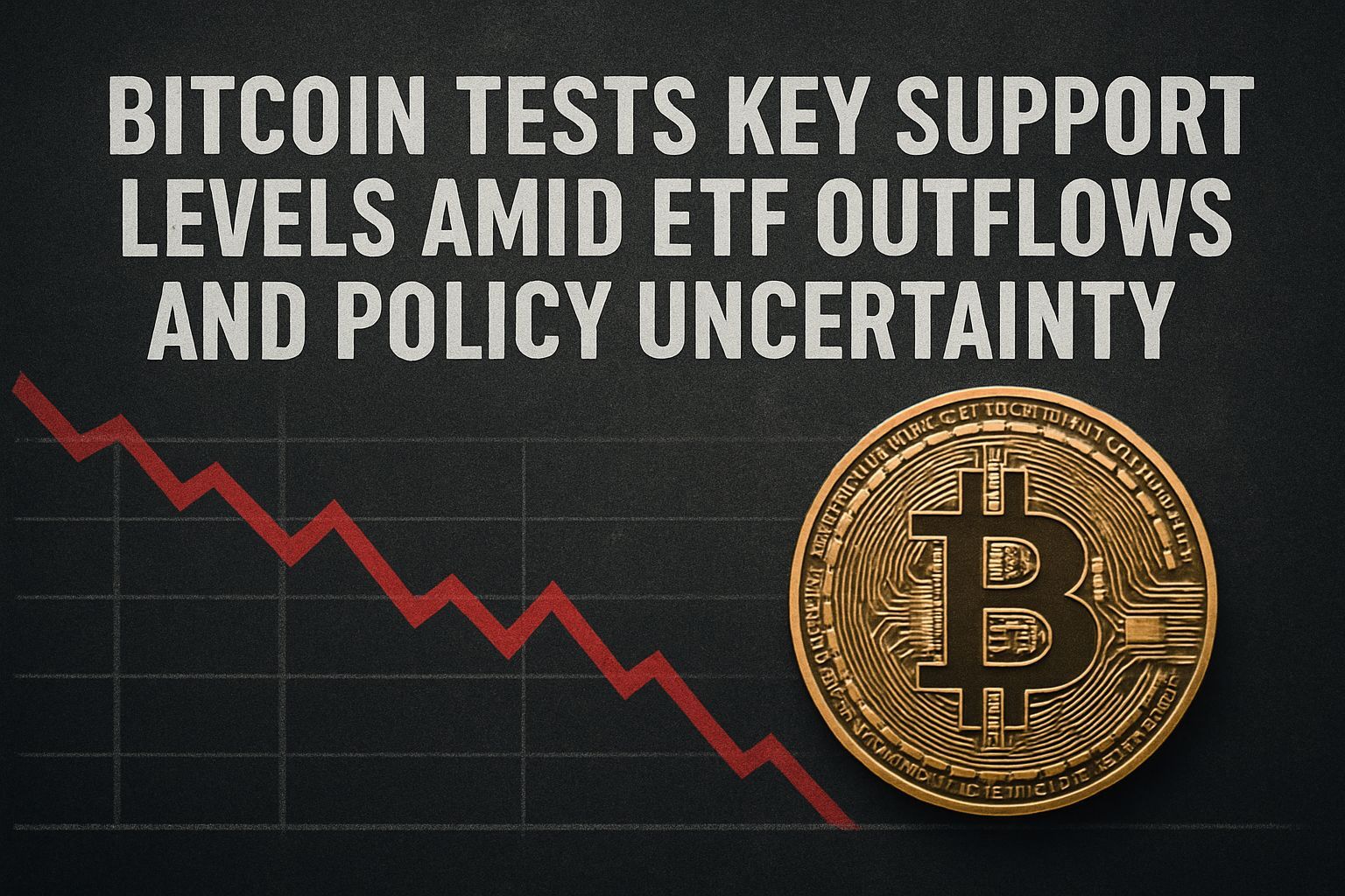Bitcoin Tests Key Support Levels Amid ETF Outflows and Policy Uncertainty