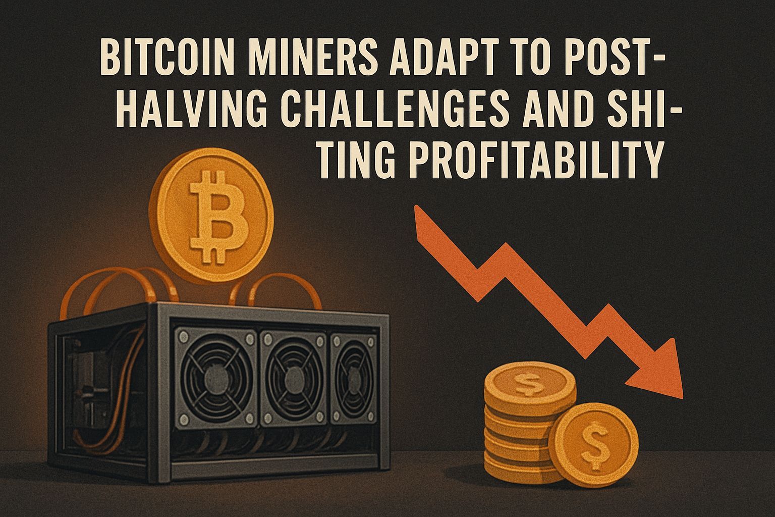 Bitcoin miners adapt to post-halving challenges and shifting profitability