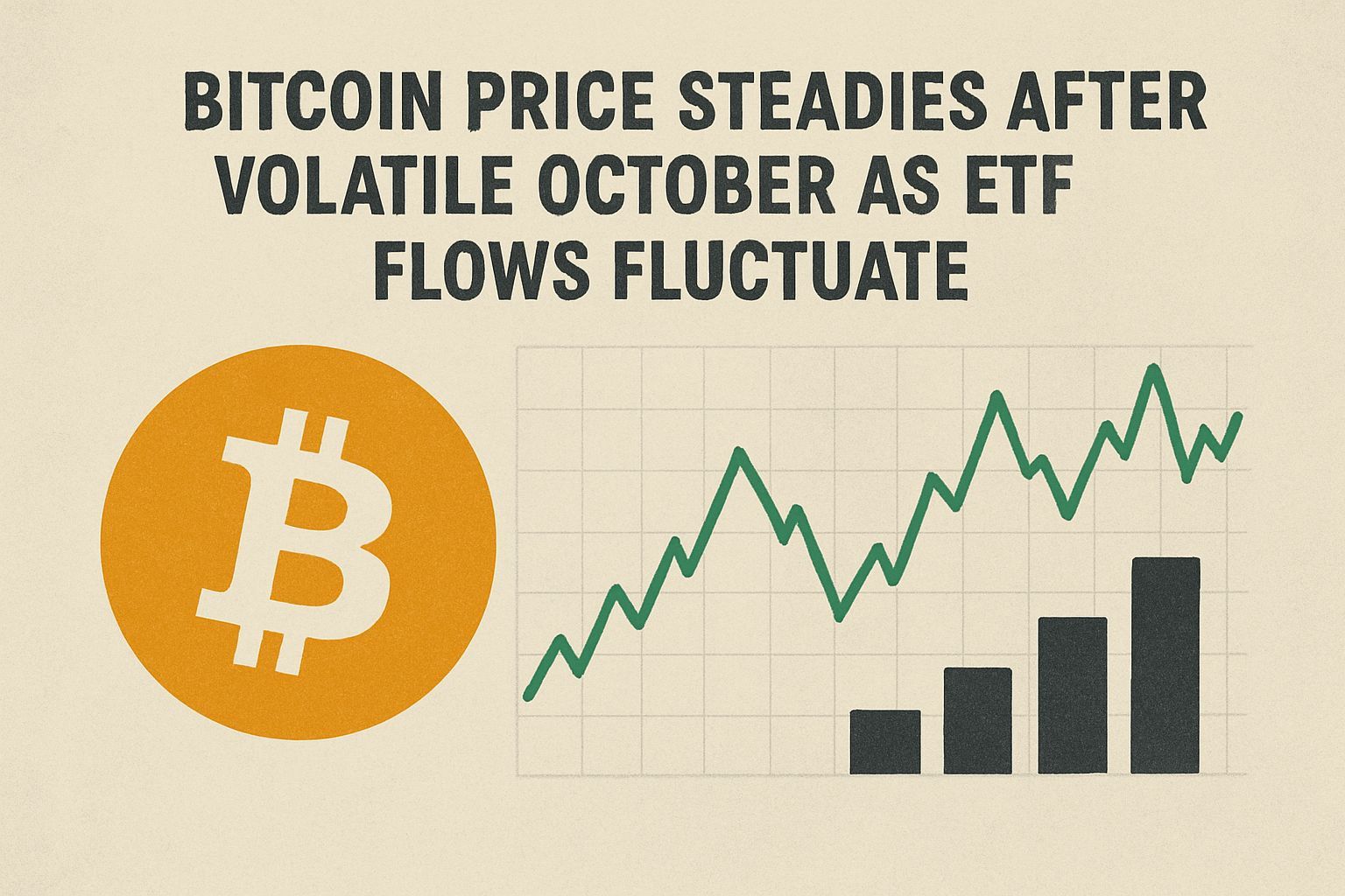 Bitcoin price steadies after volatile October as ETF flows fluctuate