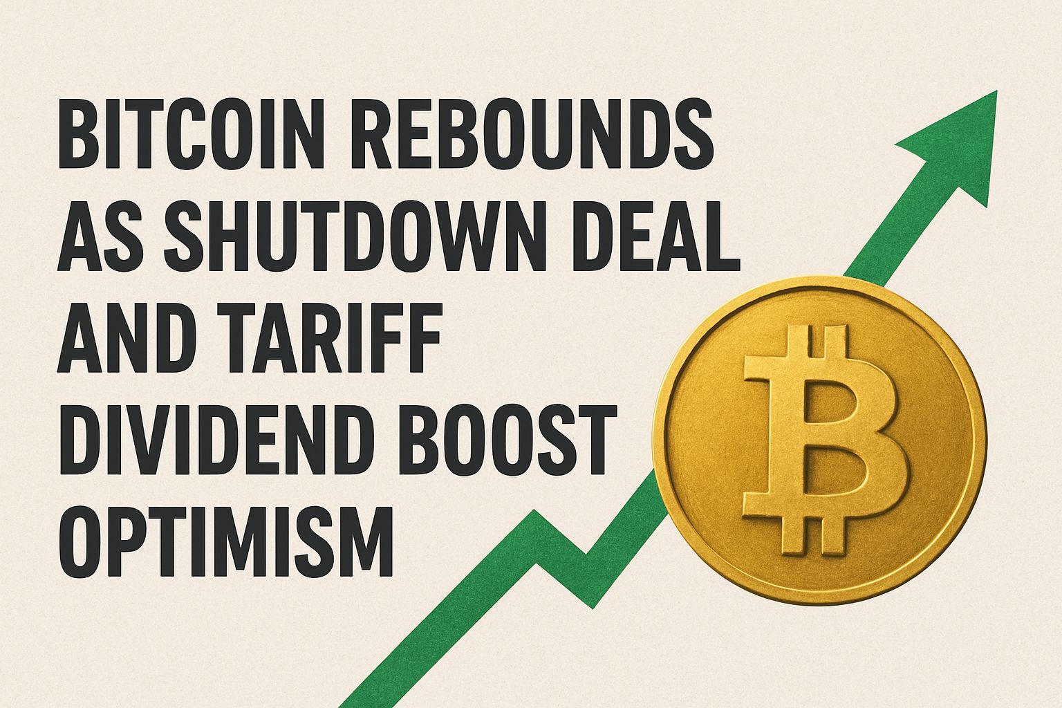 Bitcoin rebounds as shutdown deal and tariff dividend boost optimism