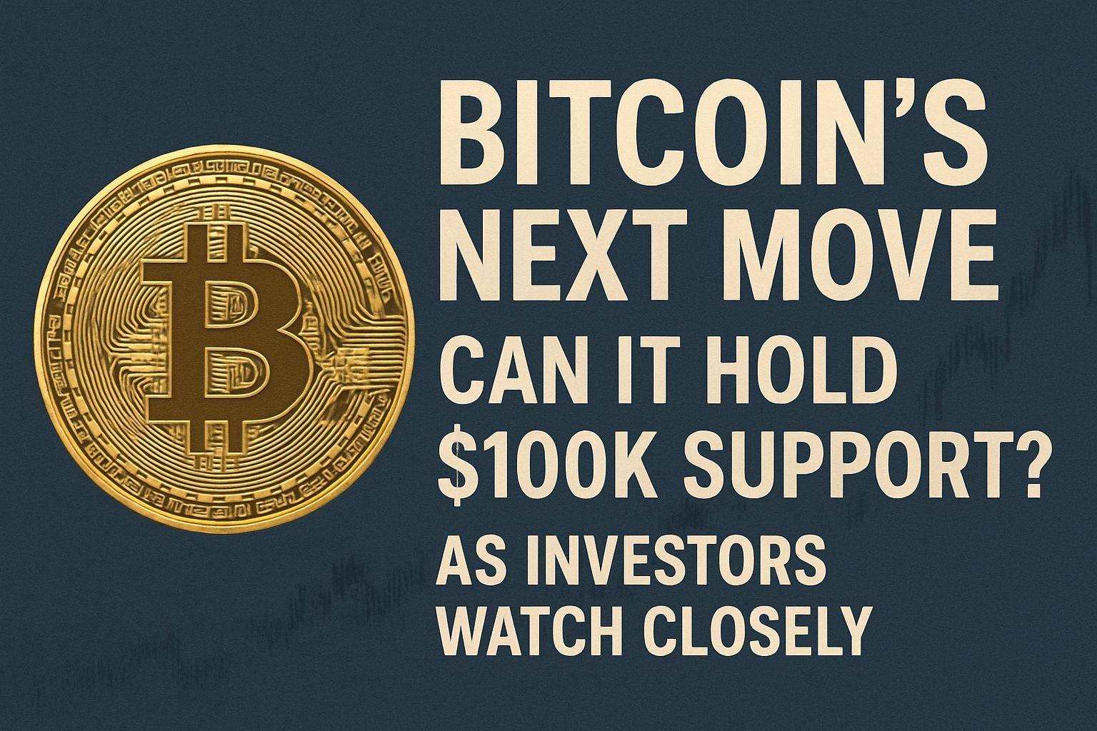 Bitcoin’s Next Move: Can It Hold $100K Support as Investors Watch Closely?