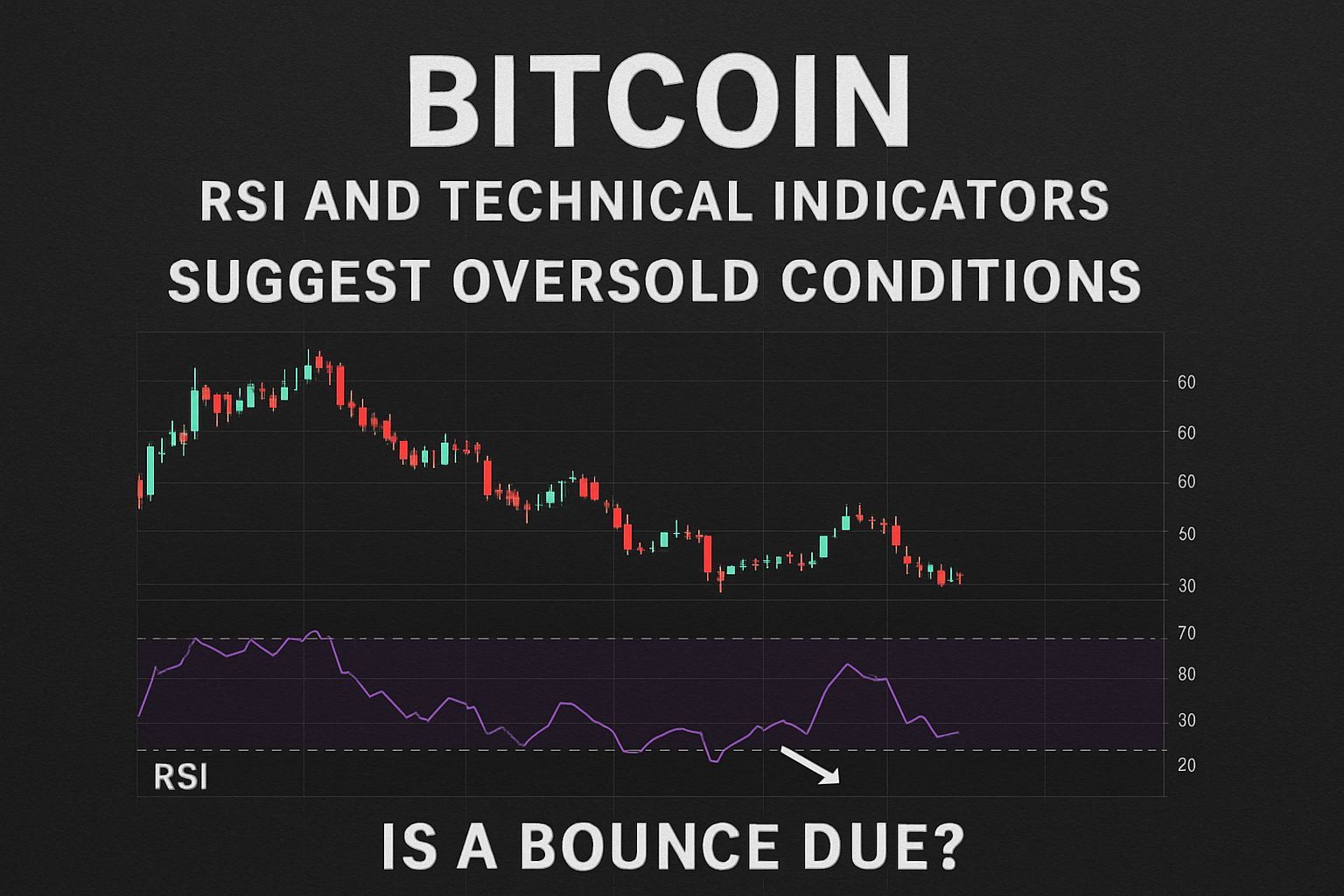 Bitcoin’s RSI and technical indicators suggest oversold conditions—Is a bounce due?
