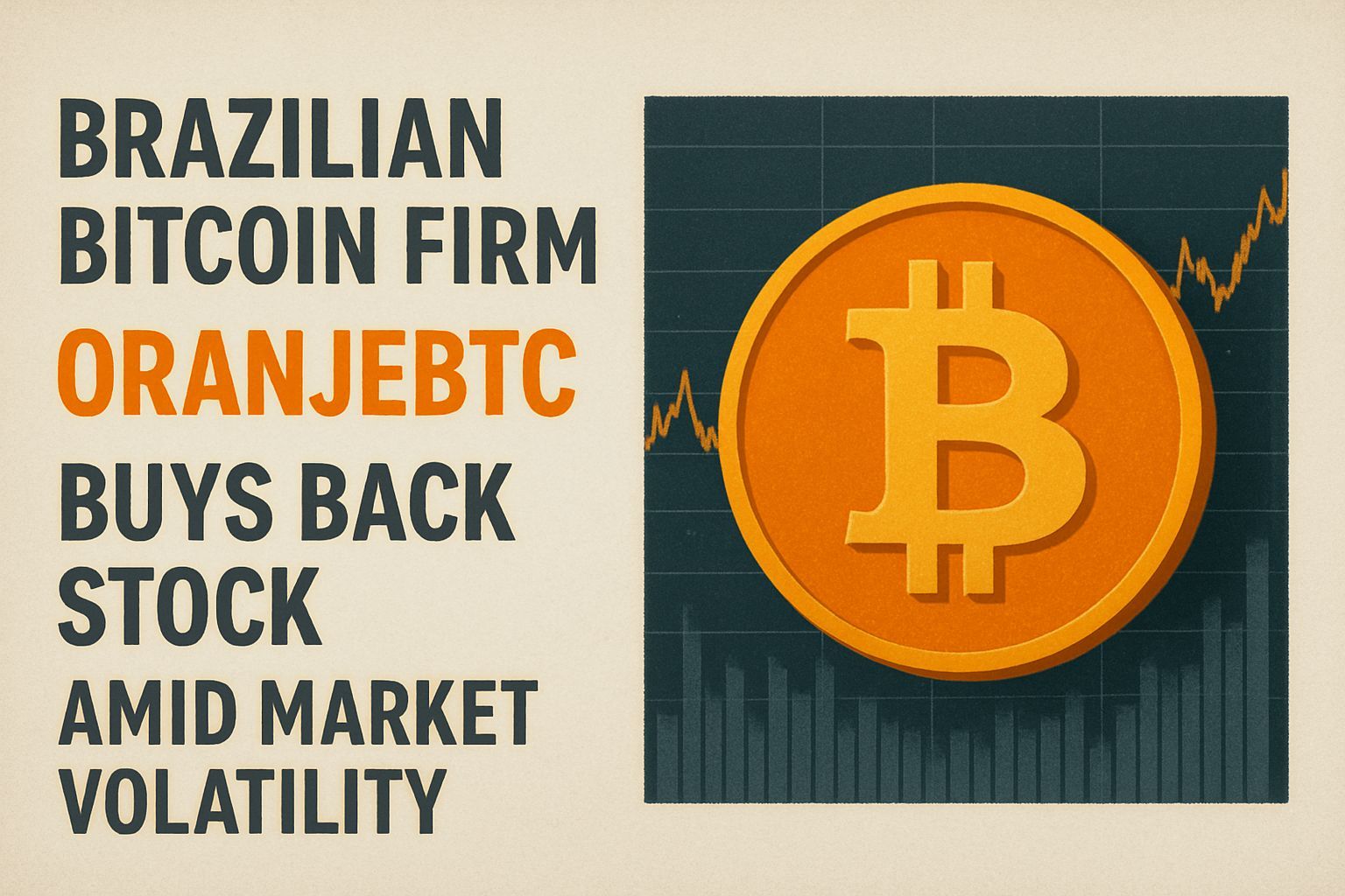 Brazilian Bitcoin Firm OranjeBTC Buys Back Stock Amid Market Volatility