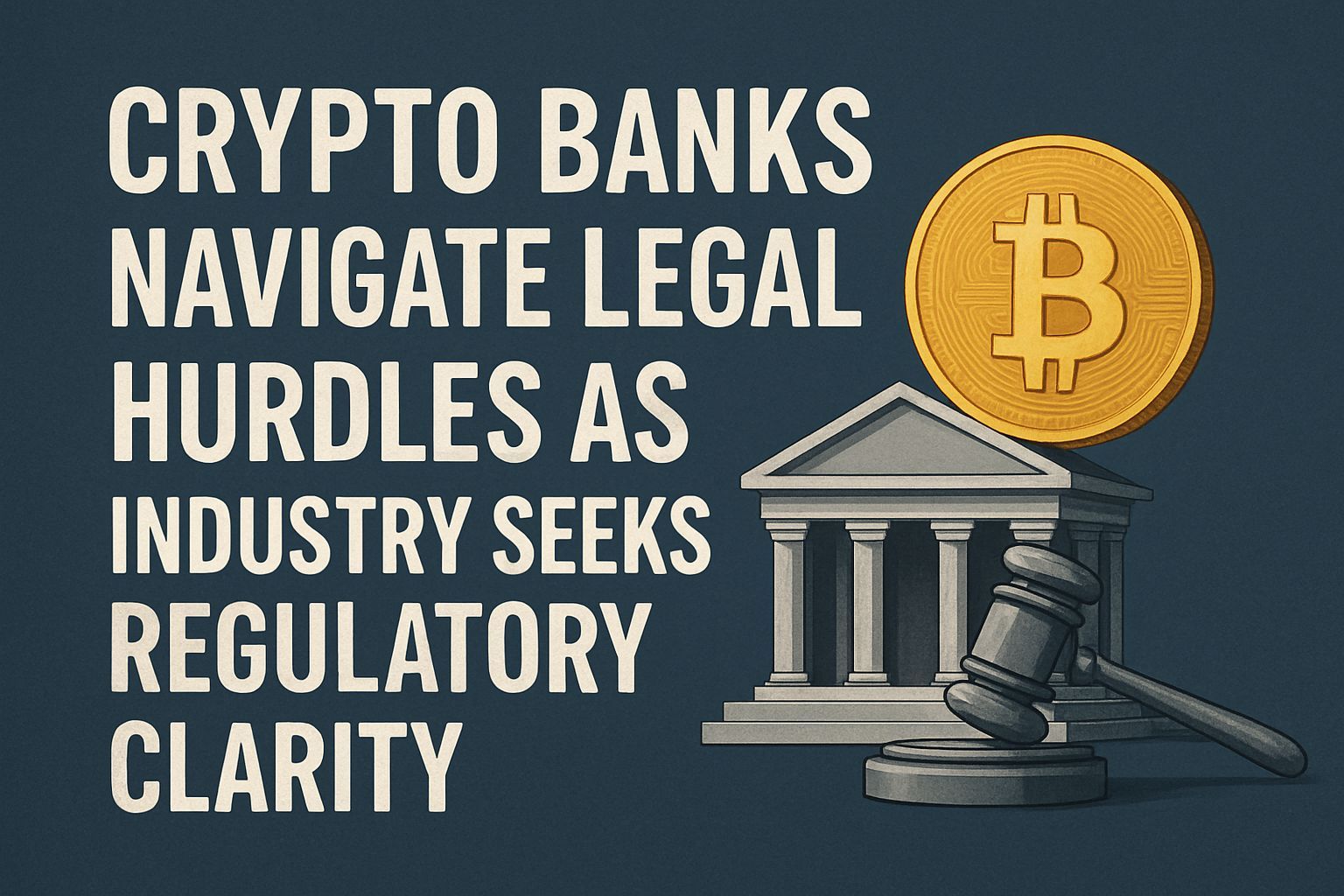 Crypto Banks Navigate Legal Hurdles as Industry Seeks Regulatory Clarity